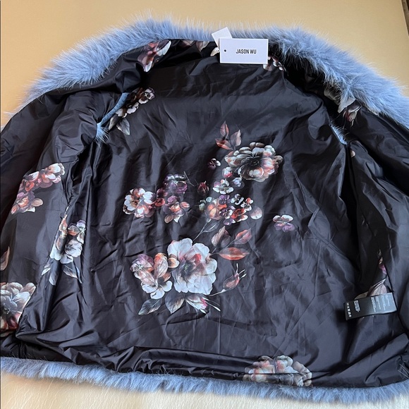 Jason Wu Soft Blue Faux Fur Wrap - Picture 7 of 11